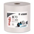 Perforated Roll & Hand Towels | WypAll 41702 X70 9.8 in. x 12.2 in. Center-Pull Cloths - White (275/Roll, 3 Rolls/Carton) image number 1