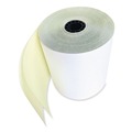 Perforated Roll & Hand Towels | AmerCareRoyal CR2300 3 in. x 90 ft No Carbon Register Rolls - White/Yellow (30/Carton) image number 1