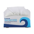 Toilet Seat Covers | Boardwalk BWKK1000B 14.17 in. x 16.73 in. Premium Half-Fold Toilet Seat Covers - White (250/Sleeve, 4 Sleeves/Carton) image number 1