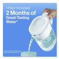Decanters & Pitchers | Brita 36089EA 40 oz. Classic Water Filter Pitcher - Clear image number 10