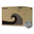 Grill Scrubbers | Boardwalk 83LGI Stainless Steel Scrubber - Medium, Steel Gray (72/Carton) image number 0