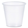Cups | Dart Y35 3.5 oz. High-Impact Polystyrene Cold Cups - Translucent (2500/Carton) image number 2