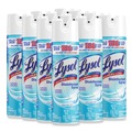 Disinfecting & Cleaning Solutions | LYSOL Brand 19200-79329 19 oz. Aerosol Disinfectant Spray - Crisp Linen (12/Carton) image number 0