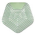 Toilet & Urinal Deodorizers | Boardwalk WCBX-P-010I010I-02-AAS80- 0.11 oz Anti-Splash Urinal Screen - Cucumber Twist Scent/Green (10/Carton) image number 1