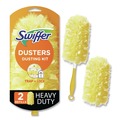 Dusters | Swiffer PGC08109 6 in. Handle Heavy Duty Dusters Starter Kit with Two Disposable Dusters (1-Kit) image number 0
