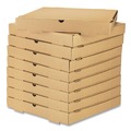 Pizza Boxes | Karat FP-PBF16K 16 in. x 16 in. x 2 in. Corrugated Pizza Box - Kraft (50/Carton) image number 3