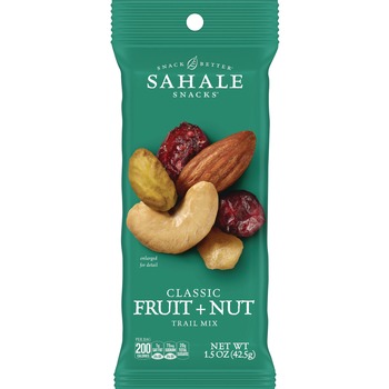 Sahale Snacks 9386900330 1.5 oz Bag Fruit and Nut Classic Trail Mix (18/Carton)