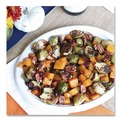 Platters | Chinet 21257 9.75 in. x 12.5 in. Classic Oval Platter Paper Dinnerware - White (500/Carton) image number 2