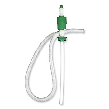 WATER AND SOLVENT PUMPS | Boardwalk BWK00423 46 in. Tall 5 gpm Plastic Drum Pump - Clear
