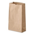Grocery Bags | Ross & Wallace Paper Products 100305500PK/BL 5.25 in. x 3.38 in. x 10.94 in. #5 Size Grocery Paper Bags - Kraft (500/Bundle) image number 1