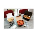 Food Containers & Lids | Pactiv Corp. NOB03KEC EarthChoice OneBox 6.5 x 4.5 x 3.25 66 oz Paper Box - Kraft (160/Carton) image number 4