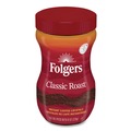 Coffee - Caffeinated | Folgers 2550020629 8 oz Jar Medium Instant Coffee Crystals - Classic Roast image number 0
