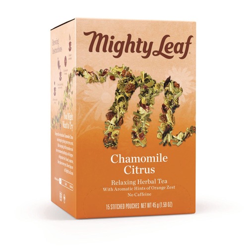 Tea | Mighty Leaf Tea 510136 Whole Leaf Tea Pouches - Chamomile Citrus (15/Box) image number 0