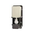 Soap Dispensers | SOAP2O 2100BS-13-SP+R-EA 5 in. x 5 in. x 11 in. 1000 mL Wall-Mounted Dispenser - Black/Faux Stainless Steel image number 2