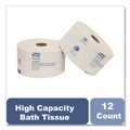 Perforated Roll & Hand Towels | Tork 160090 Universal 2-Ply Septic Safe High Capacity Bath Tissue w/OptiCore - White (12/Carton) image number 2