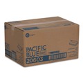 Perforated Roll & Hand Towels | Georgia Pacific Professional 20603 10.1 in. x 13.2 in. 1-Ply Pacific Blue Basic C-Fold Paper Towels - White (2400/Carton) image number 4