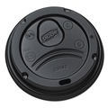 Cup Lids | Dixie D9542B 10 oz. - 20 oz. Cups Drink-Thru Plastic Lids - Black (1000/Carton) image number 0