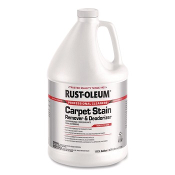 Rust-Oleum 352253 Carpet Stain Remover Plus Deodorizer Lemon Scent 1 gal Jug (4/Carton)