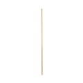 Handles & Braces | Boardwalk BWK122 0.94 in. x 60 in. Threaded End Lacquered Wood Broom Handle - Natural image number 0