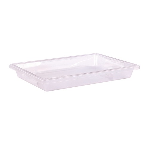 Food Storage Containers & Lids | Carlisle 1062007 18 in. x 26 in. x 3.5 in. 5 gal. StorPlus Polycarbonate Food Storage Container - Clear image number 0
