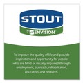 Low-Density Trash Bags | Stout by Envision T3340B13 33 in. x 40 in. 1.3 mil. 33 Gallon Total Recycled Content Plastic Trash Bags - Brown/ Black (100/Carton) image number 7