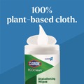 Cleaning Cloths & Wipes | Clorox 60605 CloroxPro EcoClean 8 in. x 7 in. 1-Ply Disinfecting Wipes - Unscented White image number 6