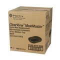 Food Containers & Lids | Pactiv Corp. 0CN846160000 EarthChoice MealMaster 8.13 in. x 6.5 in. x 1 in. 16 oz. Plastic Container - Black (252/Carton) image number 3