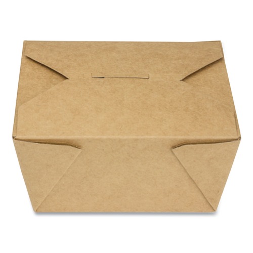 Food Containers & Lids | GEN KS10120 Reclosable 30 oz. Paper Take-Out Box - Kraft (450/Carton) image number 0