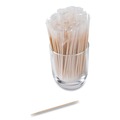 Straws/Stems/Sticks | AmerCareRoyal RM115 2.5 in. Mint Cello-Wrapped Wood Toothpicks - Natural (15000/Carton) image number 2