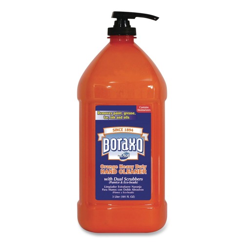 Hand Soaps | Boraxo 2340006058 3-Liter Orange Heavy Duty Hand Cleaner Bottle image number 0