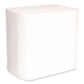 Dispenser Napkins | Boardwalk BWK6000INTW 6.3 in. x 8.5 in. 1-Ply Interfold Napkins - White (12/Carton) image number 2
