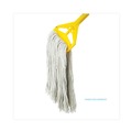 Mop Heads | Boardwalk BWK2024CCT #24 Cut-End Cotton Wet Mop Head - White (12/Carton) image number 5