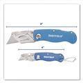 Knives & Multi-Purpose Tools | GreatNeck 12117 1 Standard 1 Mini Blade Folding Lock Back Utility Knife Set - Blue image number 1