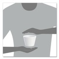 Food Containers & Lids | Dart 16MJ32 16 oz. Extra Squat Foam Containers - White (500/Carton) image number 5