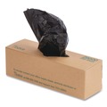 Drawstring & Kitchen Bags | Tatco 28600 Dog Waste Bags Open-Face 0.5 gal 8-in x 13-in Black Perforated Roll 200 Bags/Roll 10 Rolls/Carton image number 0