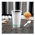 Cups | SOLO 316PLA-PLANET 16 oz Compostable Paper Hot Cups - White/Green (1000/Carton) image number 4