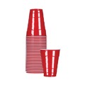 Cups | Hefty C21895 18 oz. Easy Grip Disposable Plastic Party Cups - Red (400/Carton) image number 2