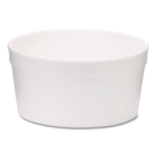 Food Containers & Lids | WinCup 221996 8 oz Tall Style Foam Bowls - White (1000/Carton) image number 0