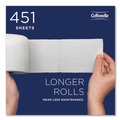 Perforated Roll & Hand Towels | Cottonelle 13135 2-Ply Septic Safe Bathroom Tissue - White (451 Sheets/Roll, 20 Rolls/Carton) image number 7