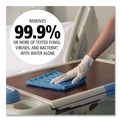 Cleaning Cloths & Wipes | Rubbermaid Commercial FGQ62000BL00 HYGEN 16 in. x 16 in. Microfiber Cleaning Cloths - Blue (12/Carton) image number 4