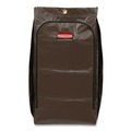Furniture Cart Accessories | Rubbermaid Commercial 1966885 17 in. x 33 in. 25-Gallon Zippered Vinyl Cleaning Cart Bag - Brown image number 0