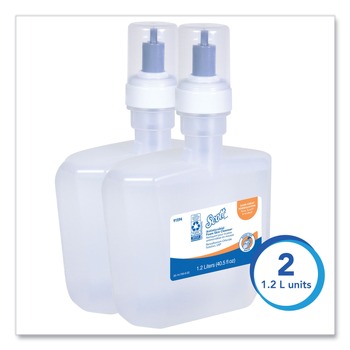 SOAP REFILLS | Scott 91594 1.2 L Antimicrobial Foam Skin Cleanser Refill - Fresh Scent (2/Carton)