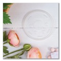 Cup Lids | Dart 10SL Plastic Cold Cup Lids Fits 10 oz. Cups - Translucent (1000/Carton) image number 4