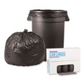 Low-Density Trash Bags | Boardwalk H6639SGKR01 33 in. x 39 in. 33 gal. 1.1 mil Low-Density Can Liners - Gray (100/Carton) image number 1