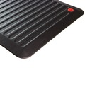 Floor Mats | Floortex FCA2367XVBK 23 in. x 67 in. AFS-TEX 6000X Anti-Fatigue Mat - Midnight Black image number 3