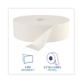 Toilet Tissues | Boardwalk 6102B 3.5 in. x 2000 ft. JRT Septic Safe 2-Ply Bath Tissue - Jumbo, White (6/Carton) image number 5