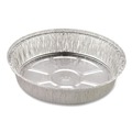 Food Containers & Lids | Handi-Foil HFA 400440 9.03 in. x 1.25 in. 32 oz. Aluminum Containers - Silver (500/Carton) image number 2