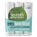 Cleaning Cloths & Wipes | Seventh Generation SEV 13738 2-Ply Septic Safe 100% Recycled Bathroom Tissue - White (24/Pack) image number 0