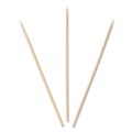 Straws/Stems/Sticks | AmerCareRoyal R806 6 in. Bamboo Paper Skewers - Natural (19200/Carton) image number 2