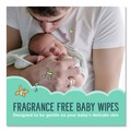 Hand Sanitizing Wipes | Seventh Generation 34208 7 in. x 7 in. Free and Clear Baby Wipes - Unscented, White (64/Pack) image number 7